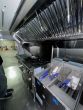 Hoodmart Stainless Steel Integrated Exhaust Hood and Fan System - Low Box Concession w/double Exhaust Louver 9' X 40" - Patent Pending LBOX-AV9C SHOP, COMMERCIAL HOOD PACKAGES, Concession Hood Packages, Integrated Exhaust Hood and Fan System for Food Truck / Concession