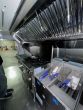 Hoodmart Stainless Steel Integrated Exhaust Hood and Fan System - Low Box Concession w/single Exhaust Louver 5' X 40" - Patent Pending LBOX-AV5C SHOP HOODS, COMMERCIAL HOOD PACKAGES, Concession Hood Packages, Integrated Exhaust Hood and Fan System for Food Truck / Concession