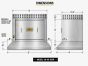 Hanging Ventless Wall-Mount Hood with Fire Suppression VH-48-OVW SHOP HOODS, VENTLESS HOODS, Hanging Ventless, 48 INCH INTERIOR