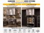 Hanging Ventless Wall-Mount Hood with Fire Suppression VH-48-OVW SHOP HOODS, VENTLESS HOODS, Hanging Ventless, 48 INCH INTERIOR