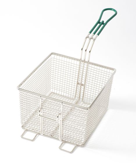 NAKS Countertop Fryer Basket 8 3/4" x 8 1/4" x 5 3/4" Fryer Basket-LG SHOP HOODS, ACCESSORIES, Fryer