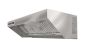 Hoodmart Stainless Steel Integrated Exhaust and Make up Air Hood and Fan System - Low Box Concession w/single Exhaust Louver 7' X 40" - Patent Pending LBMUA-AV7C SHOP HOODS, COMMERCIAL HOOD PACKAGES, Concession Hood Packages, Make-up Air Exhaust Hood & Fan for Food Truck