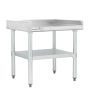 NAKS 24" x 24" 18 Gauge Stainless Steel Equipment Stand with Undershelf STAND-2424 SHOP HOODS, Equipment, Equipment Stands
