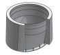 14" Diameter Grease Duct No Weld Hood Adapter - Start DWCK14-NWHO-ZC Double Wall 14” Diameter