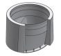 14" Diameter Grease Duct No Weld Hood Adapter - Start DWCK14-NWHO-RC SHOP, DUCTWORK, Double Wall Reduced Clearance Grease Duct Accessories, Double Wall 14” Diameter