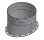14" Diameter Grease Duct No Weld Hood Adapter - Start SWCK14-NWHO SHOP, DUCTWORK, Single Wall Grease Duct Accessories, Single Wall 14” Diameter