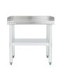 NAKS 24" x 24" 18 Gauge Stainless Steel Equipment Stand with Undershelf STAND-2424 SHOP HOODS, Equipment, Equipment Stands