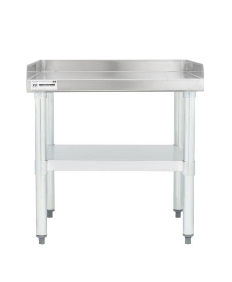 NAKS 24" x 24" 18 Gauge Stainless Steel Equipment Stand with Undershelf STAND-2424 SHOP HOODS, Equipment, Equipment Stands