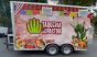 Hoodmart Stainless Steel Integrated Exhaust Hood and Fan System - Low Box Concession w/single Exhaust Louver 5' X 40" - Patent Pending LBOX-AV5C SHOP HOODS, COMMERCIAL HOOD PACKAGES, Concession Hood Packages, Integrated Exhaust Hood and Fan System for Food Truck / Concession