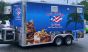 Hoodmart Stainless Steel Integrated Exhaust Hood and Fan System - Low Box Concession w/double Exhaust Louver 12' X 40" - Patent Pending LBOX-AV12C SHOP HOODS, COMMERCIAL HOOD PACKAGES, Concession Hood Packages, Integrated Exhaust Hood and Fan System for Food Truck / Concession