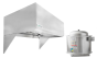 HoodMart Restaurant Exhaust Hood System EXH019B SHOP, COMMERCIAL HOOD PACKAGES, Exhaust Hood Packages, Exhaust Canopy Hood Packages