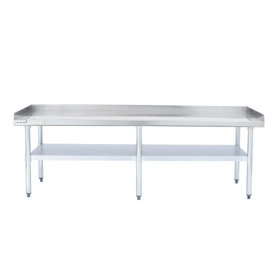 NAKS 30" x 72" 18 Gauge Stainless Steel Equipment Stand with Undershelf STAND-3072 SHOP, Equipment Stands