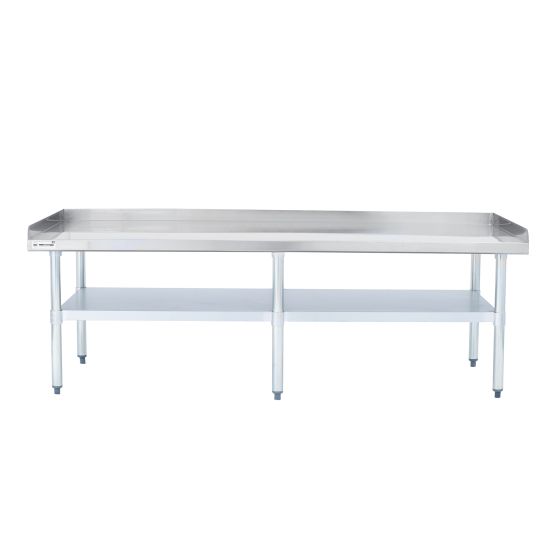 NAKS 30" x 72" 18 Gauge Stainless Steel Equipment Stand with Undershelf STAND-3072 SHOP HOODS, Equipment Stands