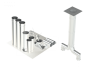 20"- Single Wall Kit,Two 14" Connections, Grease Duct, 10' Straight, Including No Weld Hood and Fan Connections SWNAKS-KIT16 SHOP HOODS, DUCTWORK, Single Wall Grease Duct Kits, Single Wall Kit - Straight w/ Pant Leg