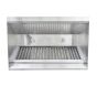 HoodMart Restaurant Exhaust Hood System - 10' x 48" EXH010B SHOP HOODS, COMMERCIAL HOOD PACKAGES, Exhaust Hood Packages, Exhaust Canopy Hood Packages