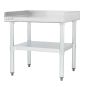 NAKS 24" x 24" 18 Gauge Stainless Steel Equipment Stand with Undershelf STAND-2424 SHOP HOODS, Equipment, Equipment Stands