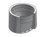 18" Diameter, Double Wall Reduced Clearance Grease Duct, No Weld Hood Adapter Oval - Start DWCK18-NWHO-RC SHOP, DUCTWORK, Double Wall Reduced Clearance Grease Duct Accessories, Double Wall 18” Diameter