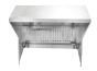HoodMart Restaurant Exhaust Hood System EXH011B SHOP HOODS, COMMERCIAL HOOD PACKAGES, Exhaust Hood Packages, Exhaust Canopy Hood Packages