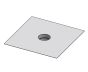 14" Diameter, Single Wall Grease Duct, Fan Plate Adapter - End SWCK14-FPE:29X29 SHOP HOODS, DUCTWORK, Single Wall Grease Duct Accessories, Single Wall 14” Diameter