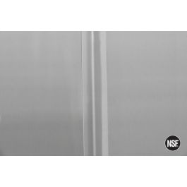 Stainless Wall Panels w/ Seam Strips & End Caps (48"L x 84"H)