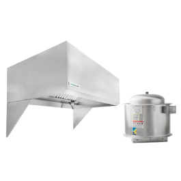 Grease, 48 in, Commercial Kitchen Exhaust Hood - 20UD05