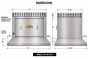 Hanging Ventless Island Hood with Fire Suppression VH-48-OVI SHOP HOODS, VENTLESS HOODS, Hanging Ventless, 48 INCH INTERIOR