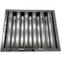 Stainless Steel Commercial Hood Baffle Grease Filter, 16-inch x 20-inch x 2-inch W/CLIPS STAINLESS_16_20_2_GA SHOP HOODS, ACCESSORIES, Filters