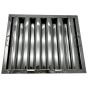 Stainless Steel Commercial Hood Baffle Grease Filter, 16-inch x 25-inch x 2-inch W/CLIPS STAINLESS_16_25_2_GA SHOP HOODS, ACCESSORIES, Filters