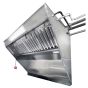 Hoodmart Stainless Steel Integrated Exhaust Hood and Fan System - Low Box Concession w/single Exhaust Louver 5' X 40" - Patent Pending LBOX-AV5C SHOP, COMMERCIAL HOOD PACKAGES, Concession Hood Packages, Integrated Exhaust Hood and Fan System for Food Truck / Concession