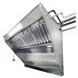 Hoodmart Stainless Steel Integrated Exhaust Hood and Fan System - Low Box Concession w/single Exhaust Louver 6' X 40" - Patent Pending LBOX-AV6C SHOP, COMMERCIAL HOOD PACKAGES, Concession Hood Packages, Integrated Exhaust Hood and Fan System for Food Truck / Concession
