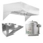 8' X 48" Hoodmart grc RESTAURANT HOOD SYSTEMS w/ Make Up AIr 2008-GRC SHOP, COMMERCIAL HOOD PACKAGES, Short Cycle Hoods, Makeup-Air Hood Packages, Perforated Supply Plenum (PSP)