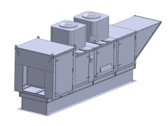 TK1 - 3PH (1850 cfm) - Direct Gas Fired Tempered Makeup Air Unit/DX