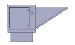 SF5H Hurricane Rated Supply Fan .33 HP, 1PH, 115/230V, 1000 CFM, 10" Blower