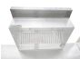 Hoodmart Restaurant Hood w/ PSP Makeup-Air - 7' x 48" 0748HBPSP SHOP HOODS, HOODS ONLY, Makeup Air Hoods, Perforated Supply Plenum (PSP) , Standard PSP