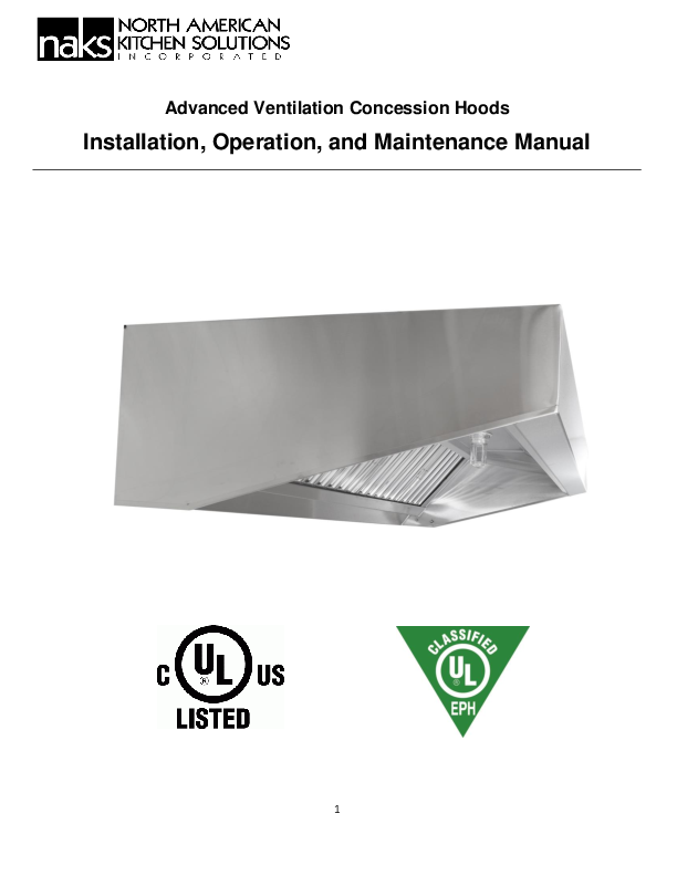 Installation, Operation, and Maintenance Manual
