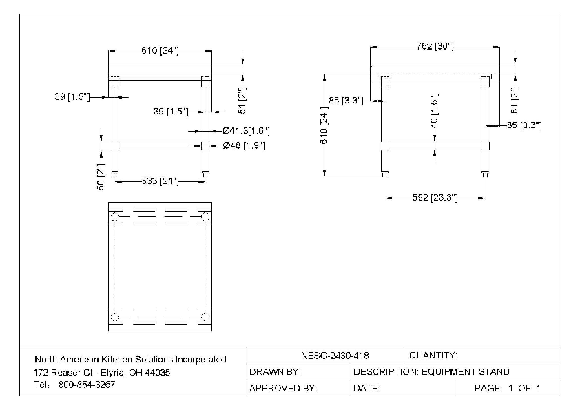 Table 30 Width Spec