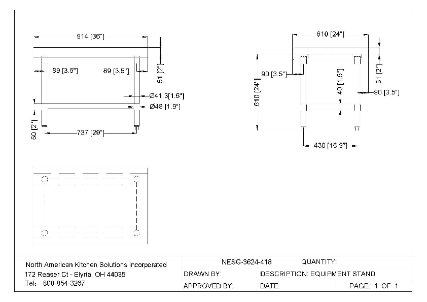Table 24 Width Spec