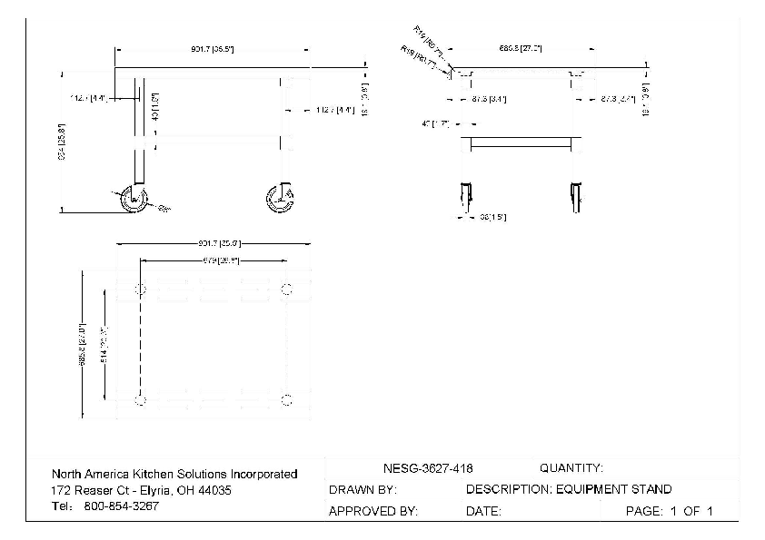 Table 36 Width Spec