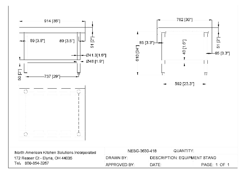 Table 30 Width Spec