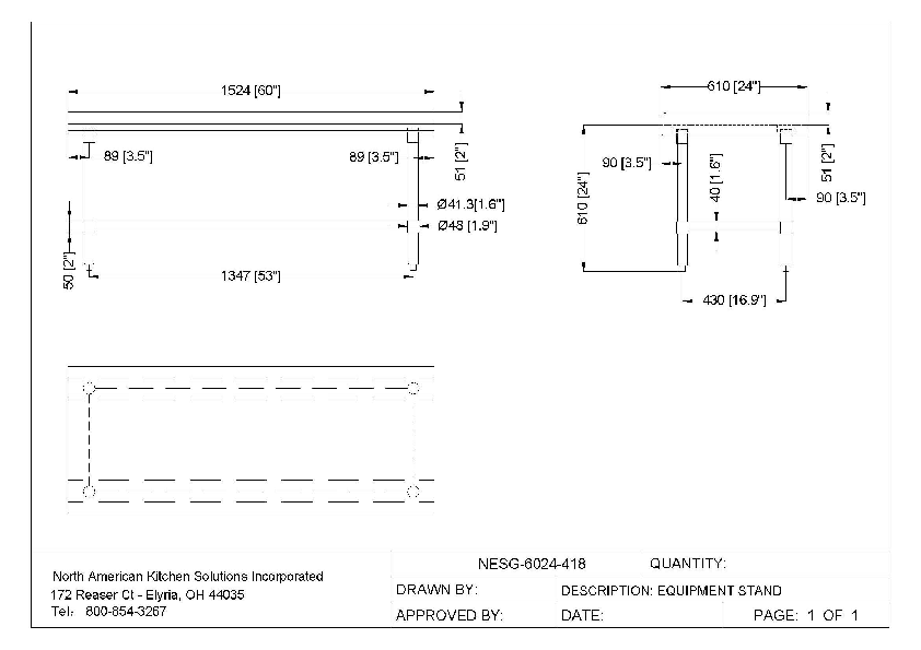 Table 24 Width Spec