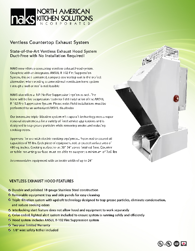 Ventless Spec
