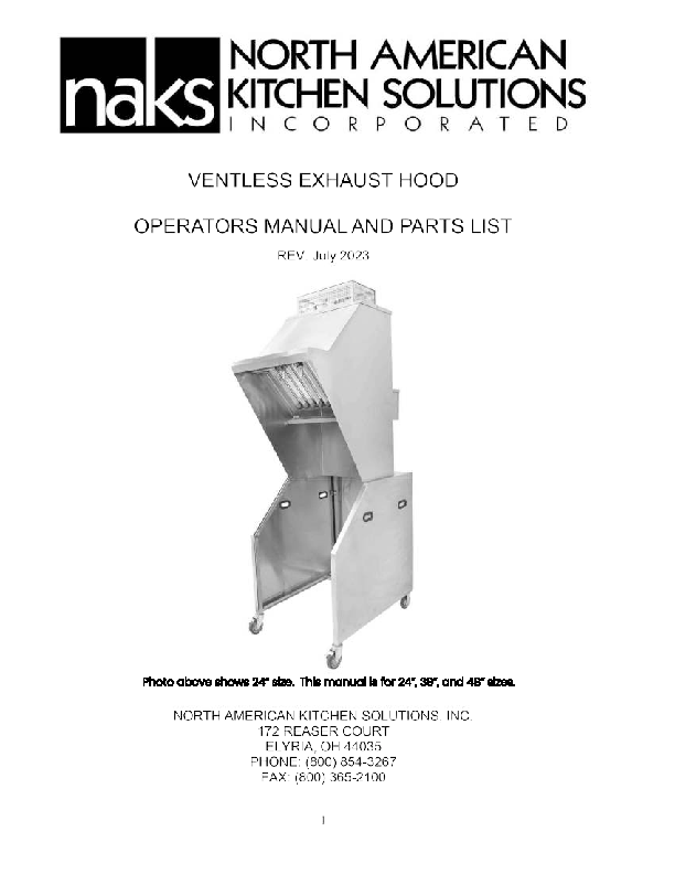 Ventless Operators