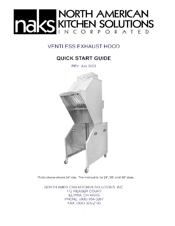 Ventless Quick Start