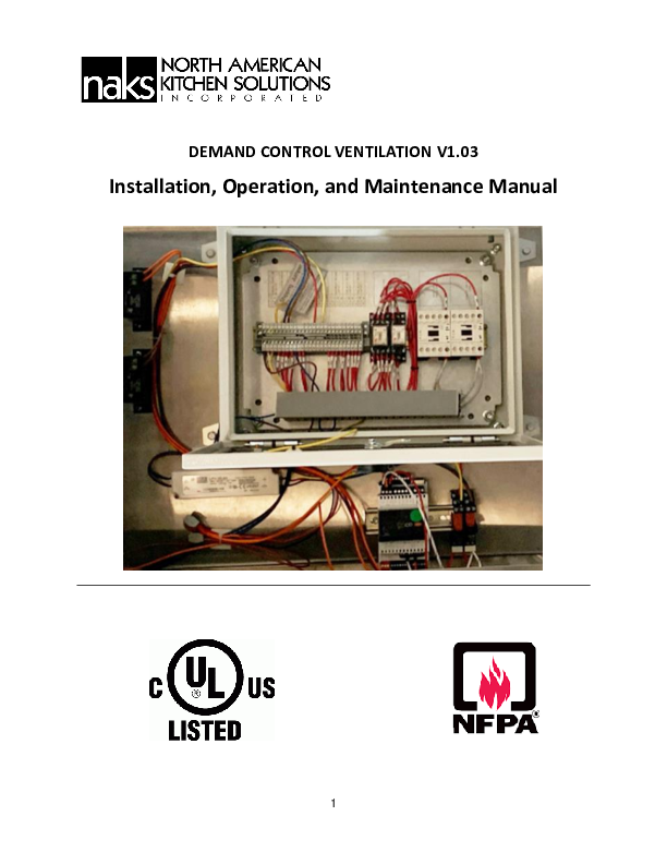 Go Green DCV Manual