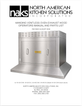 NAKS VENTLESS OVEN MANUAL