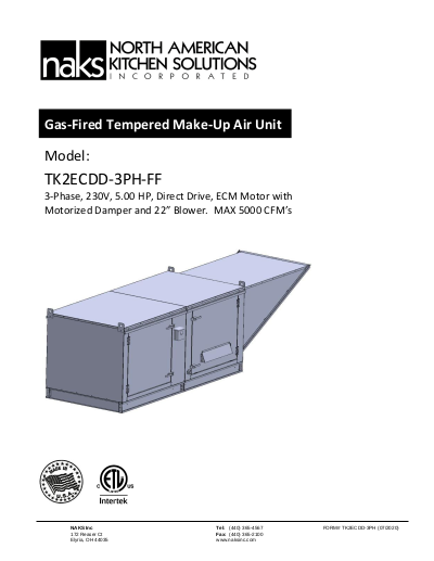 TK2Z 230V 5HP 3Phs