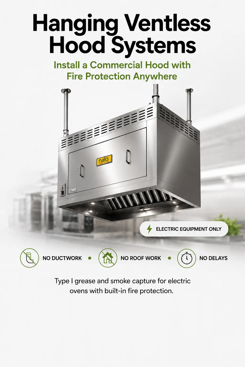 HoodMart | Hanging Ventless Hood Systems