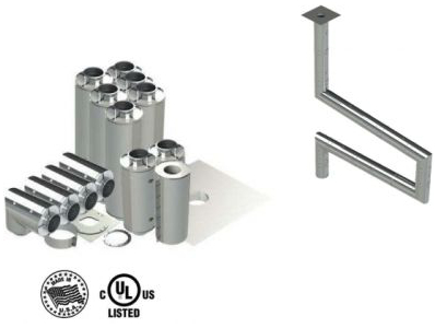 Double Wall Kit - Straight W 4 - 90'S Double Wall Kit - Straight W 4 - 90'S