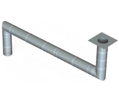 Single Wall Kit - Straight w/ 2 - 90's Single Wall Kit - Straight w/ 2 - 90's