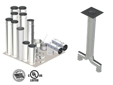Single Wall Kit - Straight w/ Pant Leg Single Wall Kit - Straight w/ Pant Leg